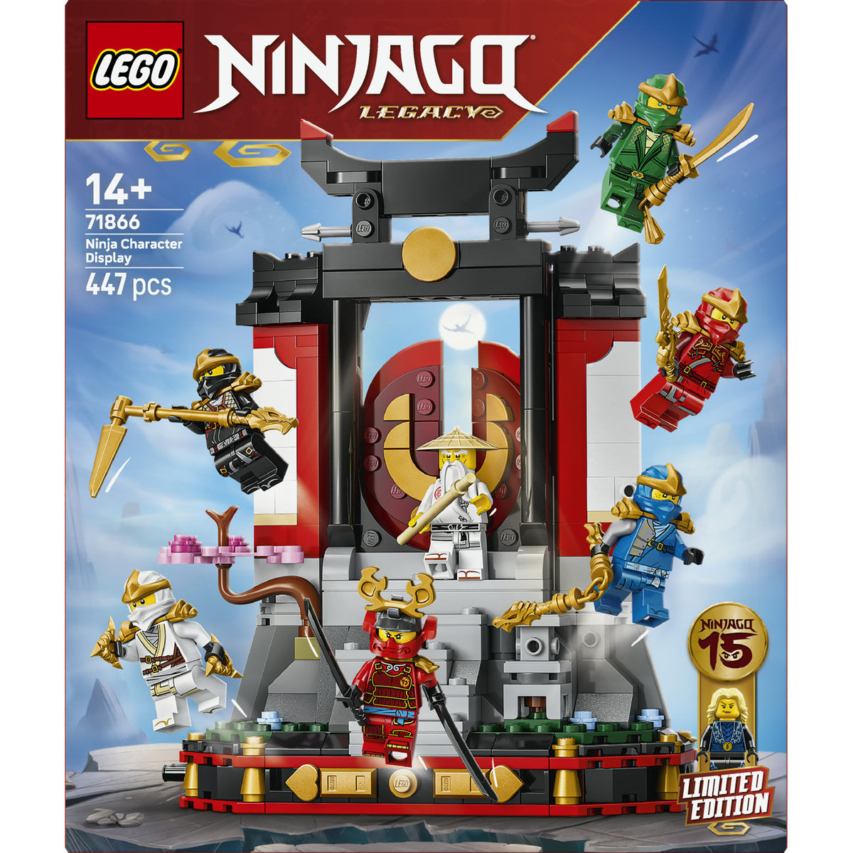 LEGO NINJAGO Ninja Character Display 15th Anniversary 71866