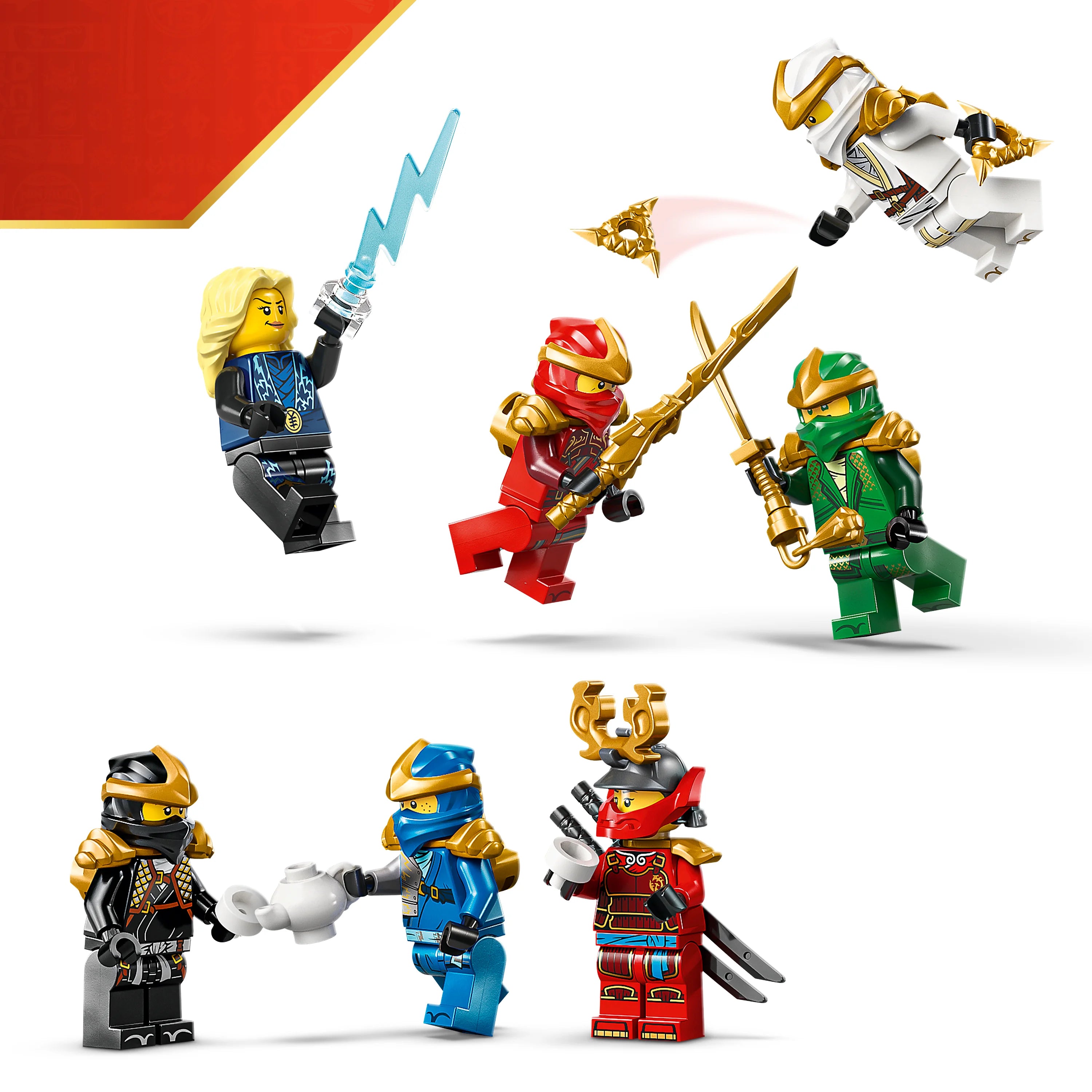 LEGO NINJAGO Ninja Character Display 15th Anniversary 71866
