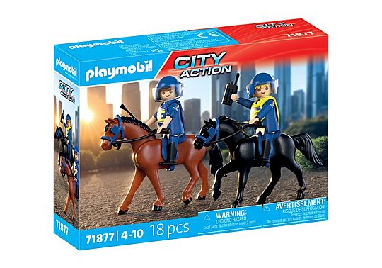 Playmobil 71877 Action Heroes Police Horse Patrol