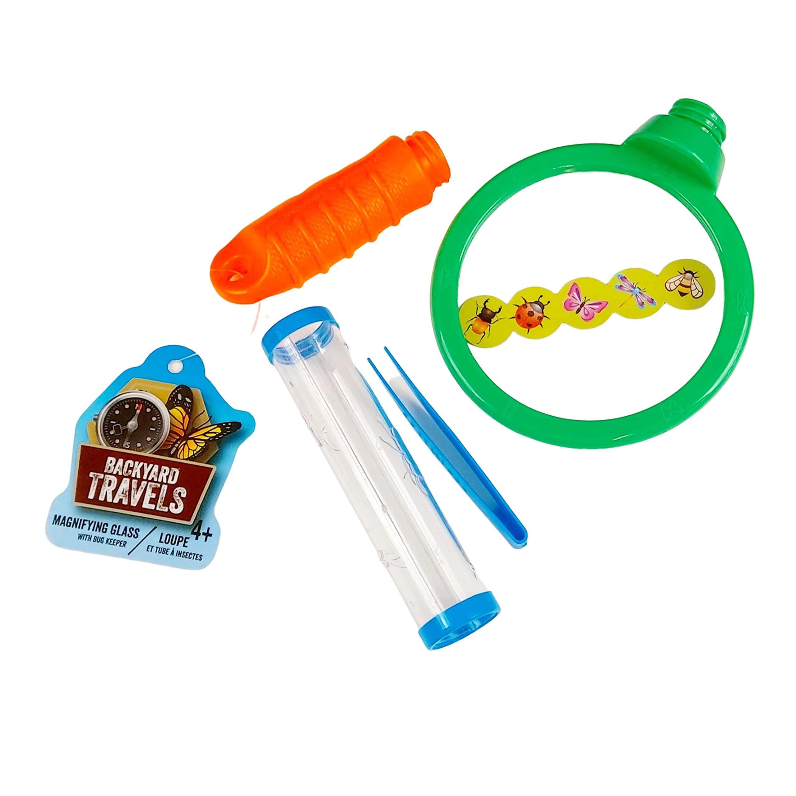 Jumbo Magnifier& Bug Keeper w/Tweezers