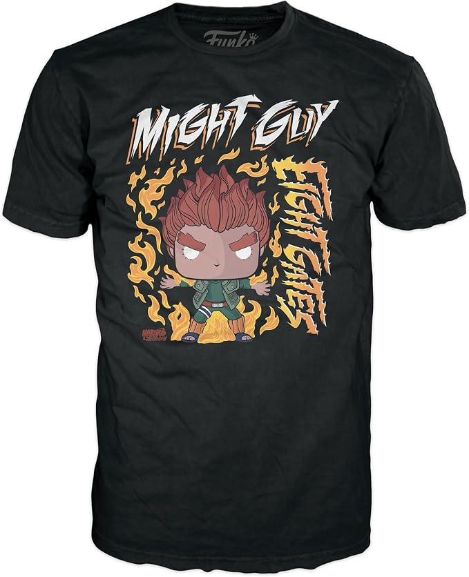 Funko POP! Tees: Naruto Shippuden Might Guy Eight Inner Gates Boxed T-Shirt – XL
