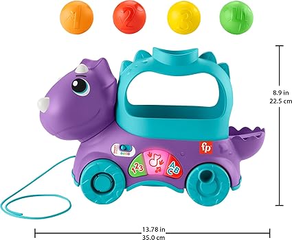 Fisher Price Poppin Triceratops