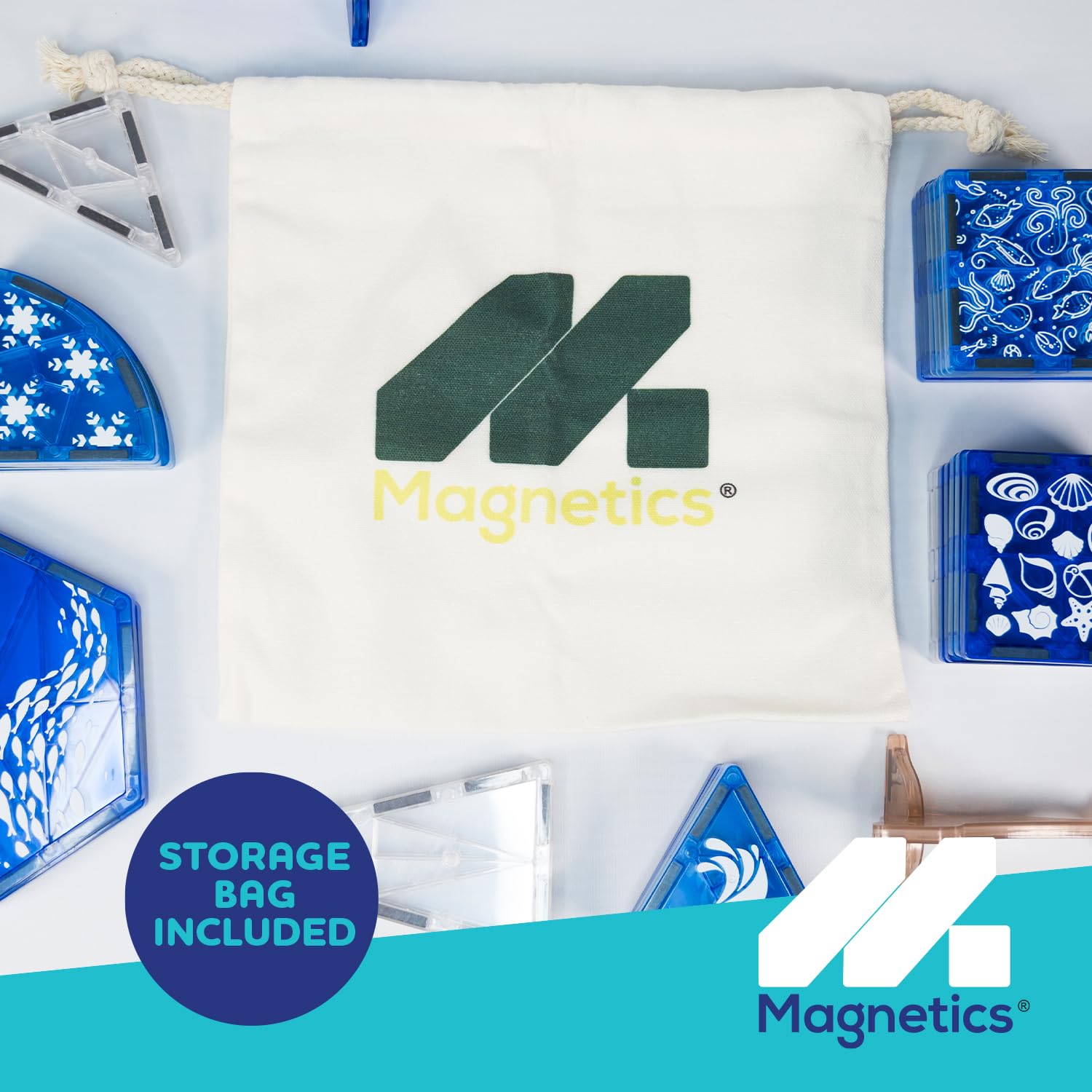 Magnetic tiles Sea Life Set 30 pcs