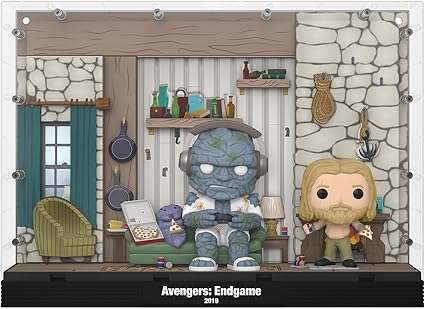 Funko POP! Moment Deluxe: Marvel Avengers Endgame - Thor’s House (Miek / Korg / Thor) 3-Pack