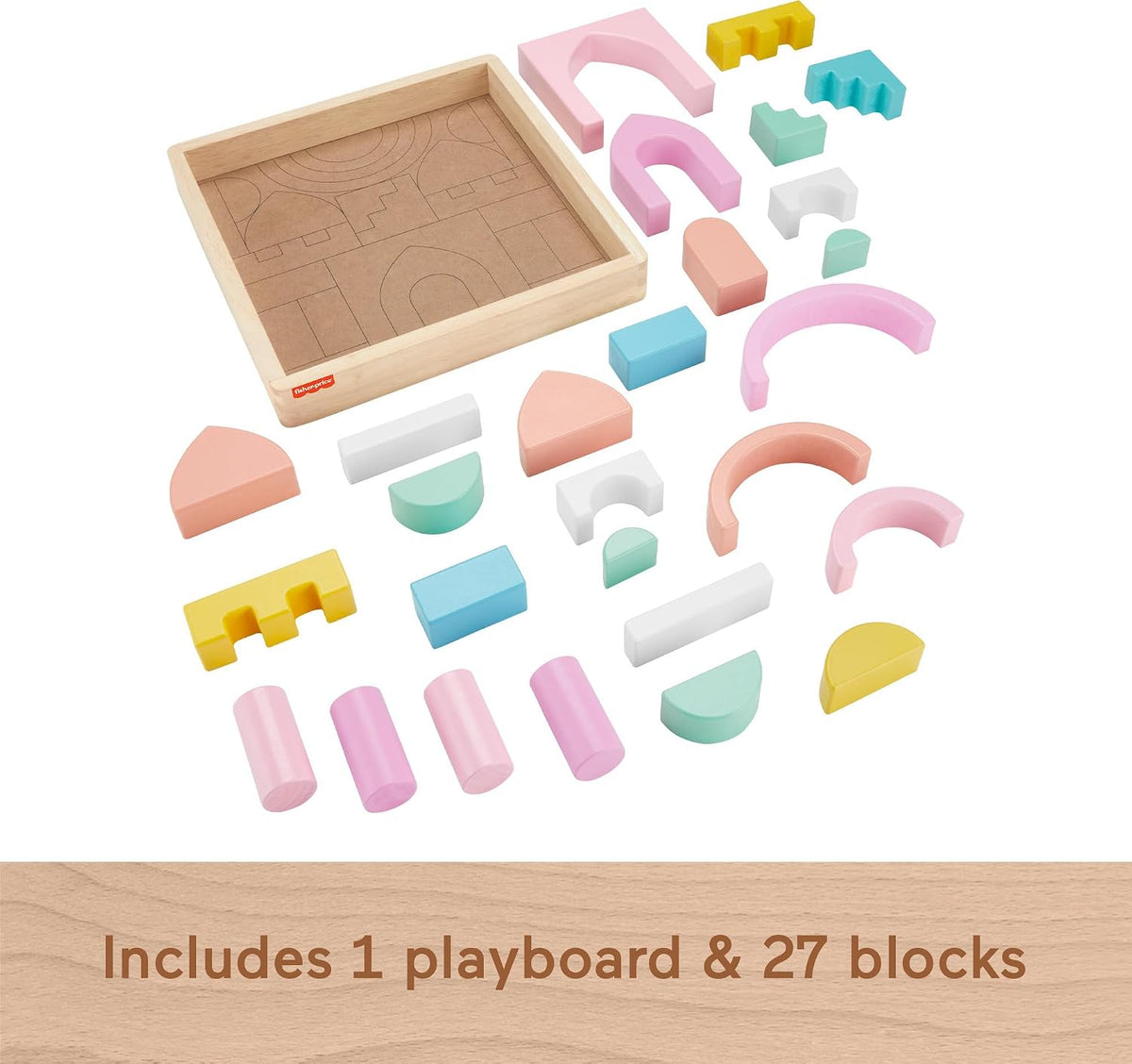 Fisher Price Wooden Castle Block Set