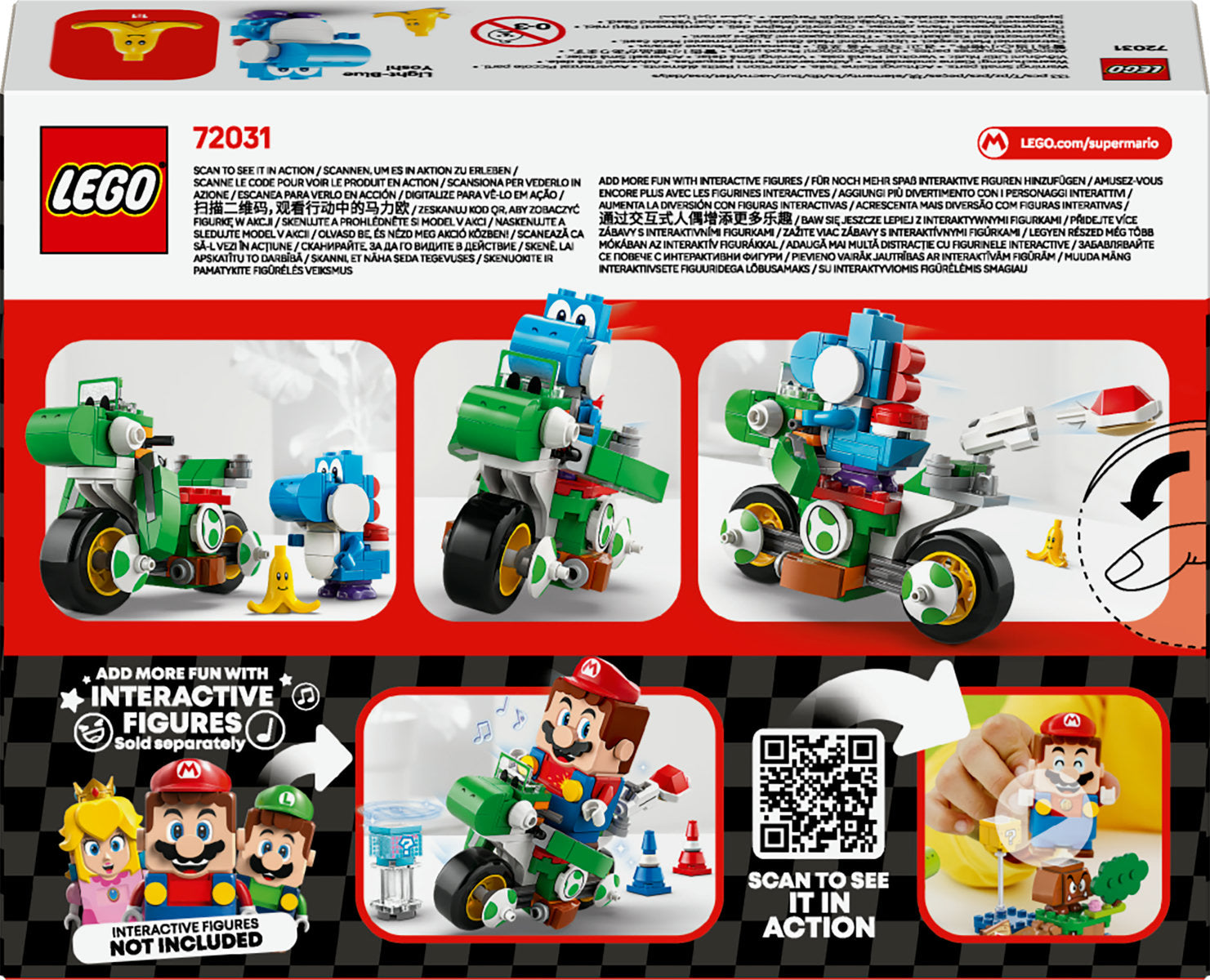 LEGO Super Mario Mario Kart – Yoshi Bike Set 72031