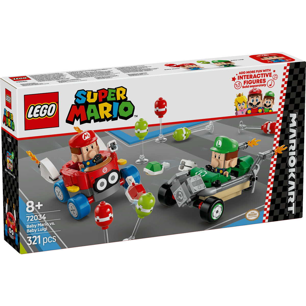 LEGO Super Mario Mario Kart – Baby Mario vs. Baby Luigi 72034