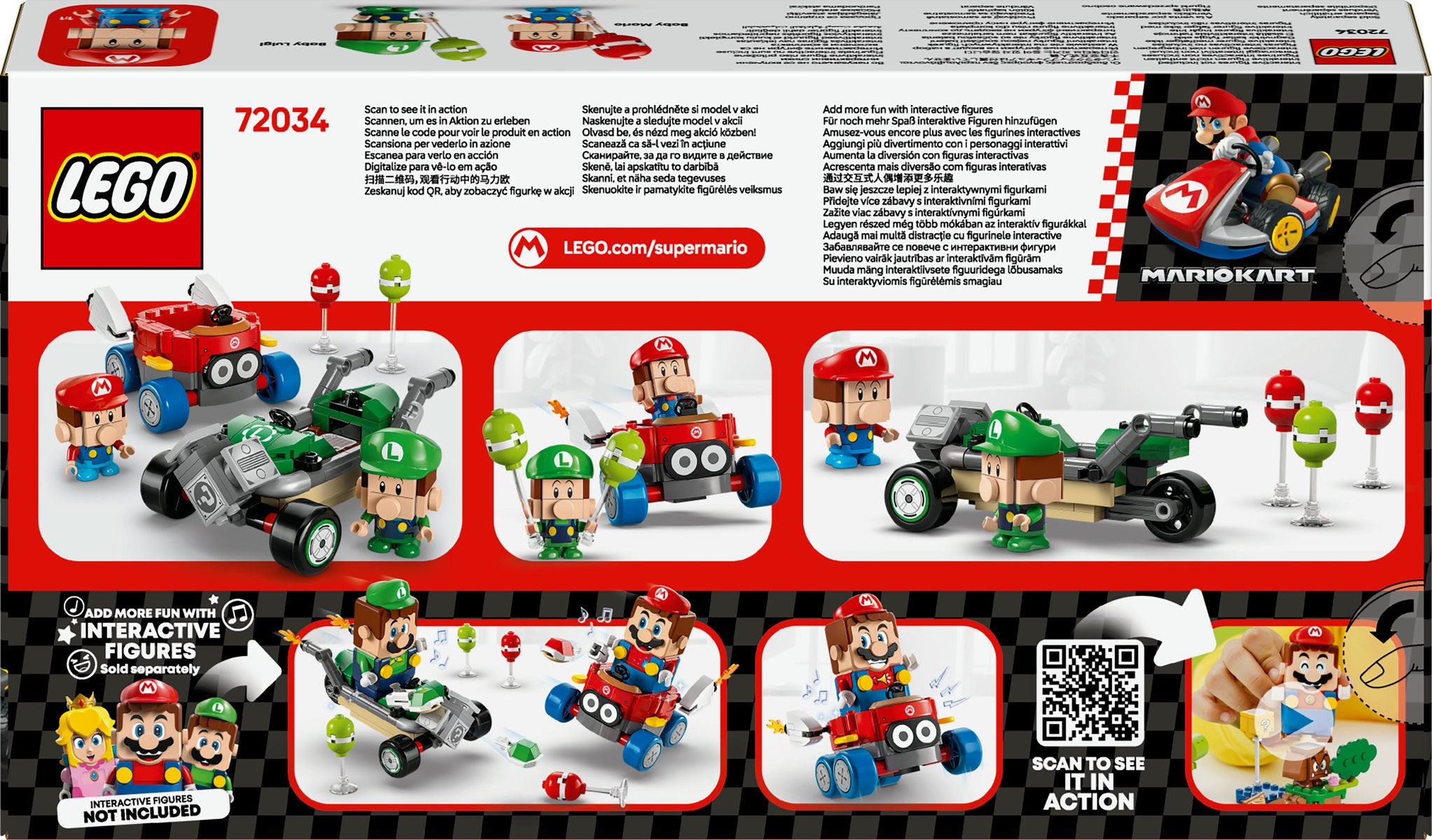 LEGO Super Mario Mario Kart – Baby Mario vs. Baby Luigi 72034