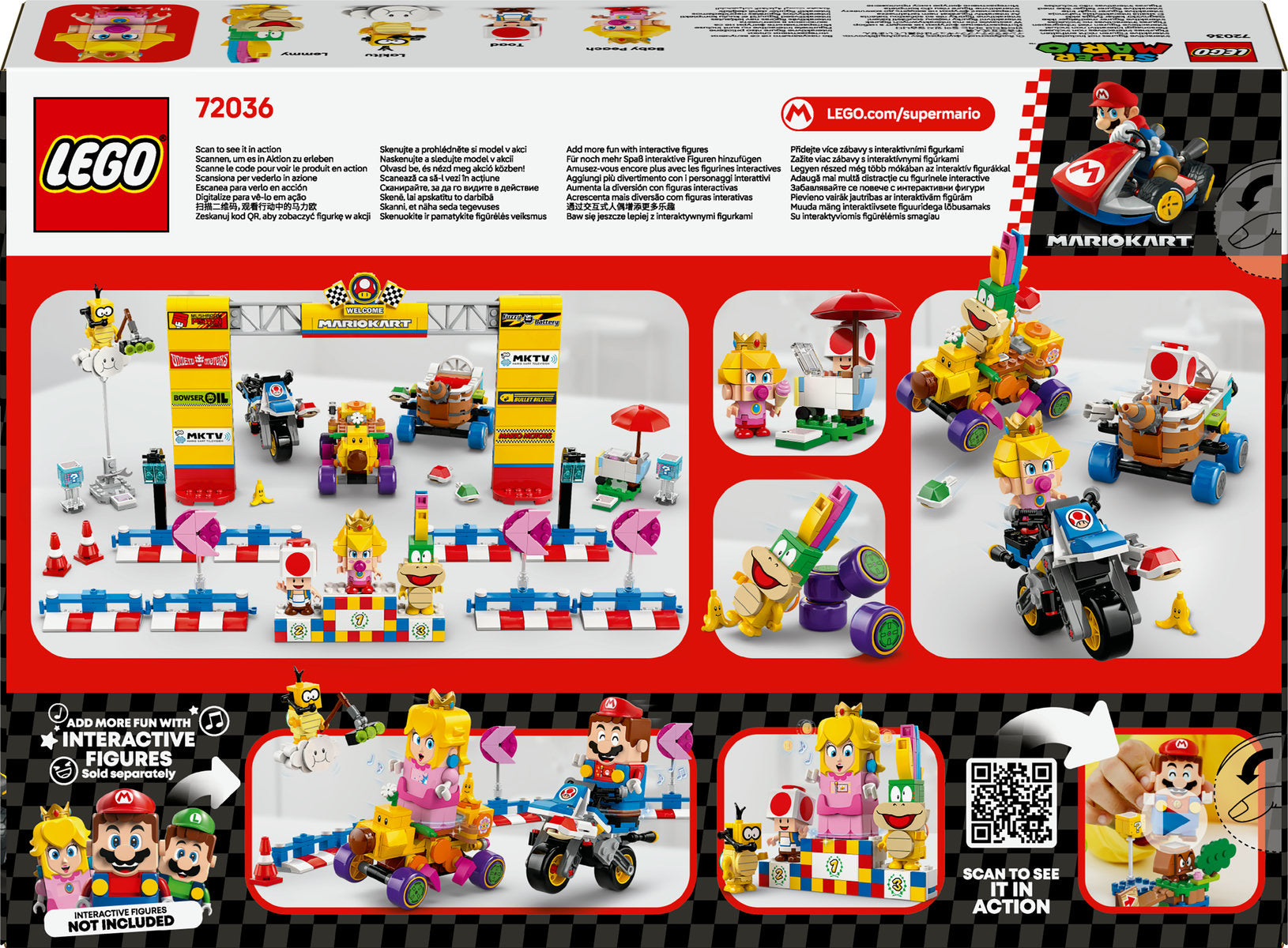 LEGO Super Mario Mario Kart – Baby Peach & Grand Prix Set 72036
