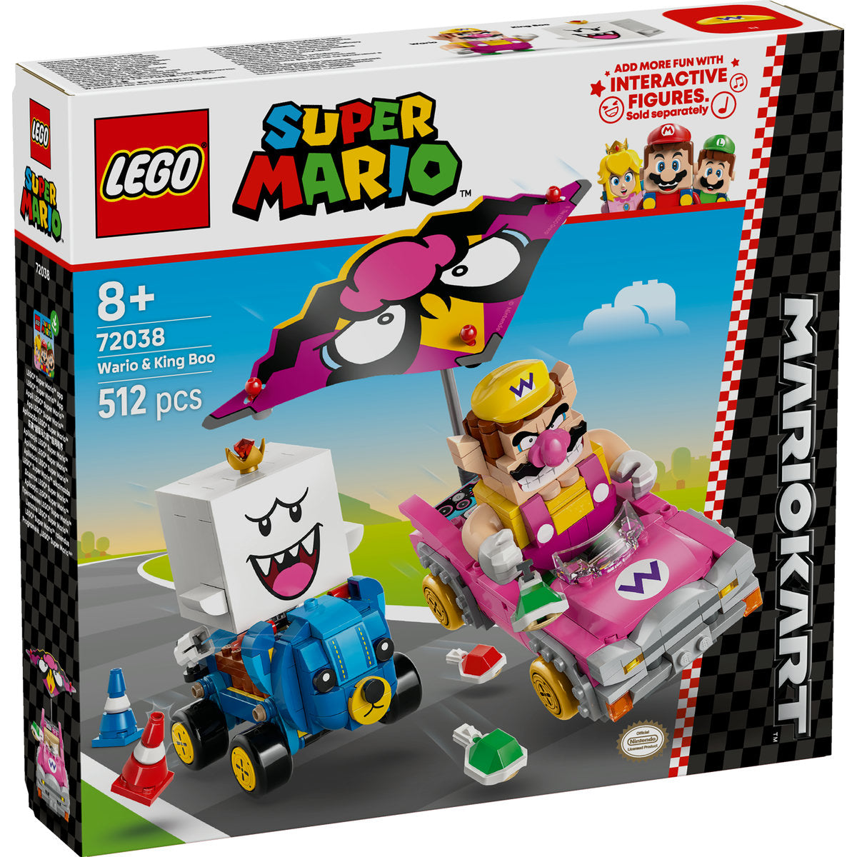 LEGO Super Mario: Mario Kart – Wario & King Boo 72038