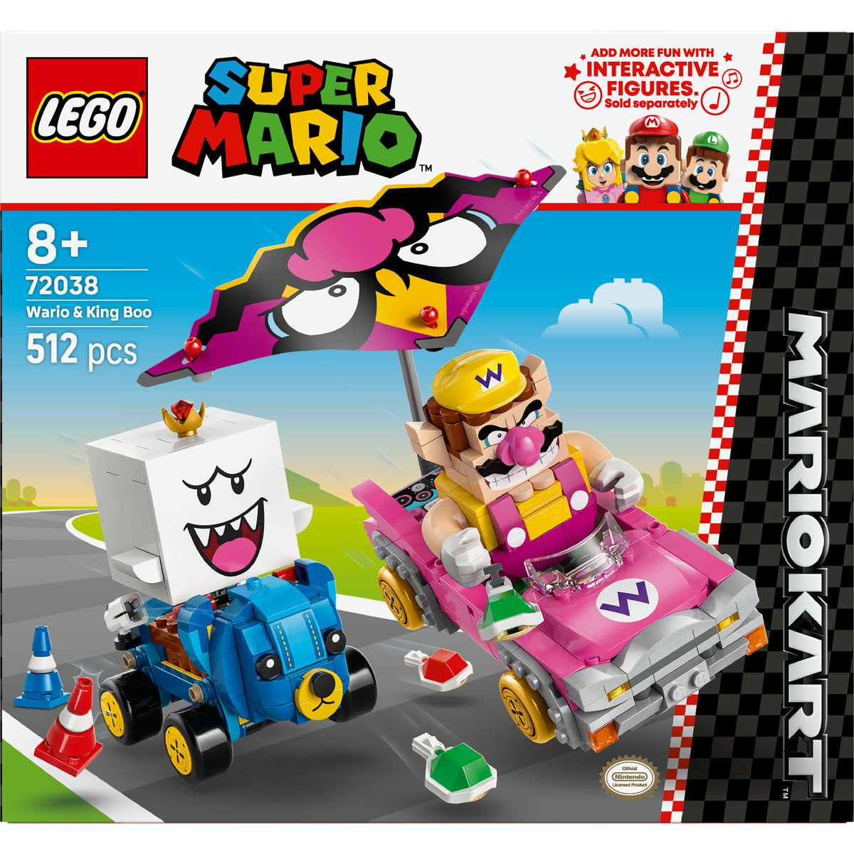 LEGO Super Mario: Mario Kart – Wario & King Boo 72038