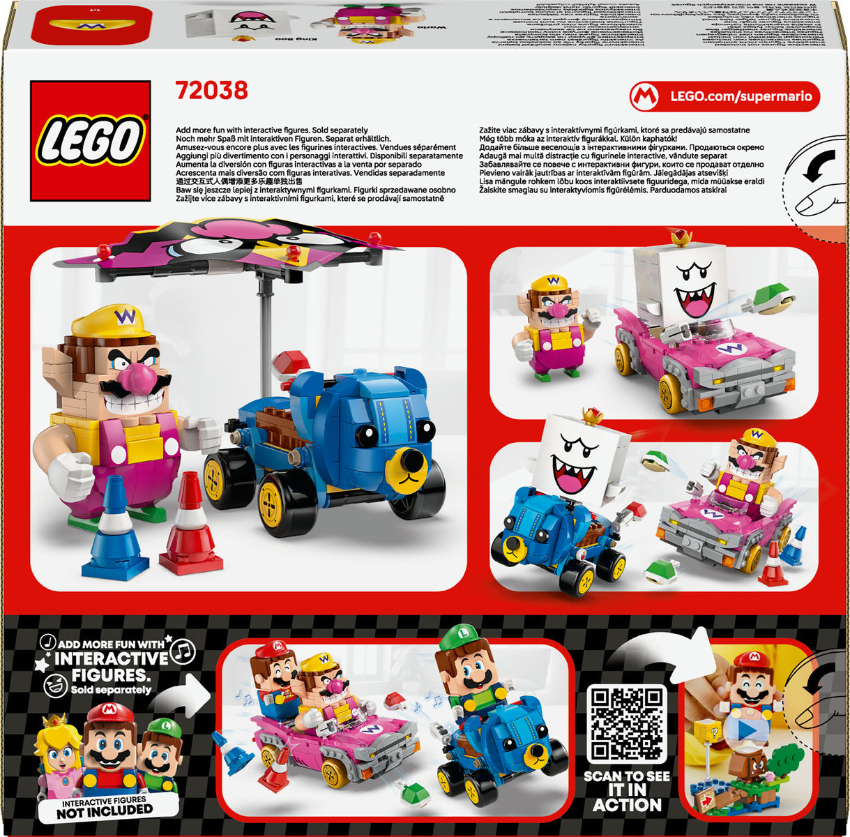 LEGO Super Mario: Mario Kart – Wario & King Boo 72038