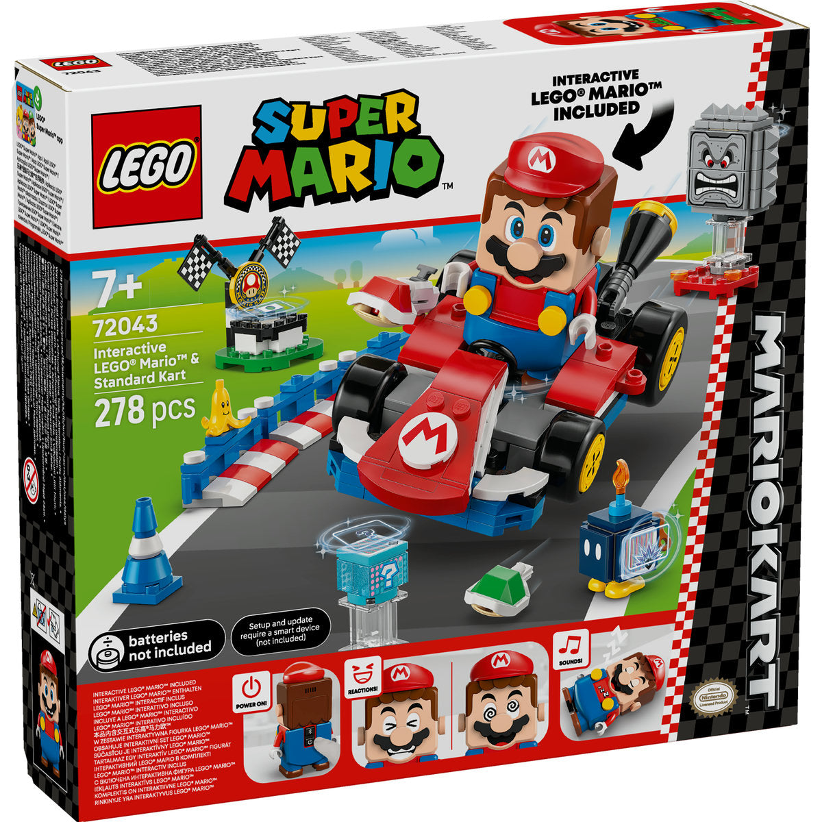 LEGO Mario Kart – Interactive Mario & Standard Kart 72043