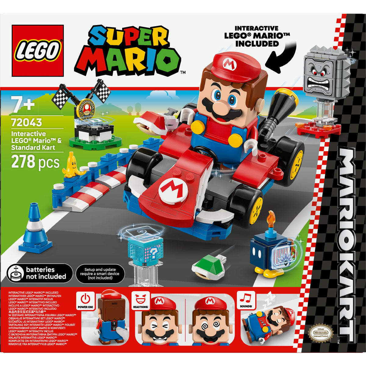 LEGO Mario Kart – Interactive Mario & Standard Kart 72043