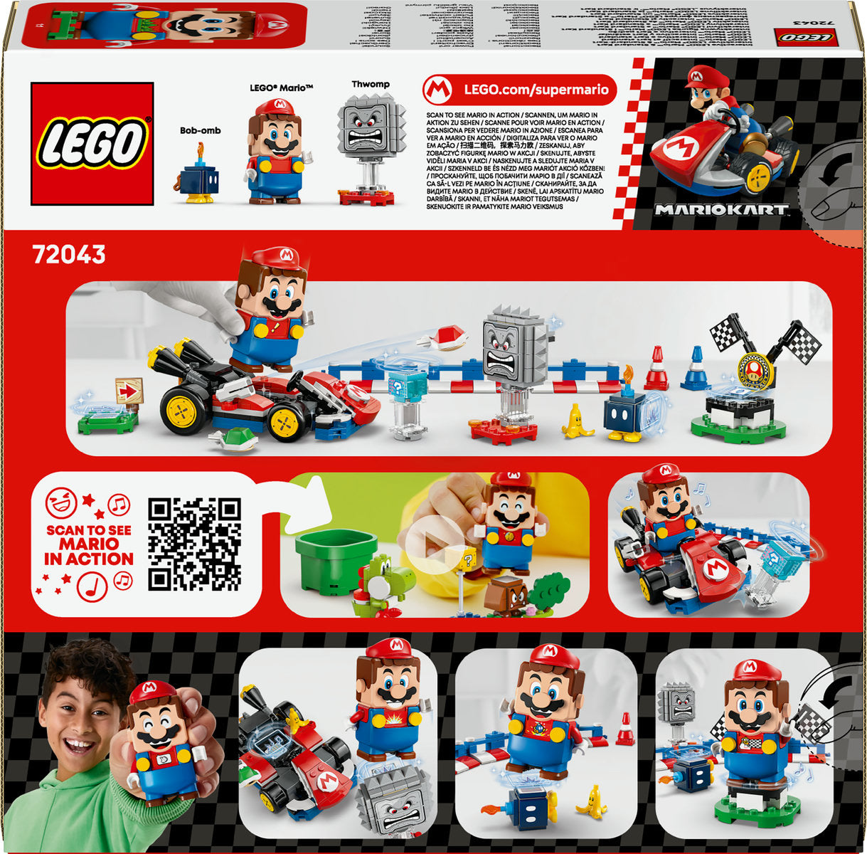 LEGO Mario Kart – Interactive Mario & Standard Kart 72043