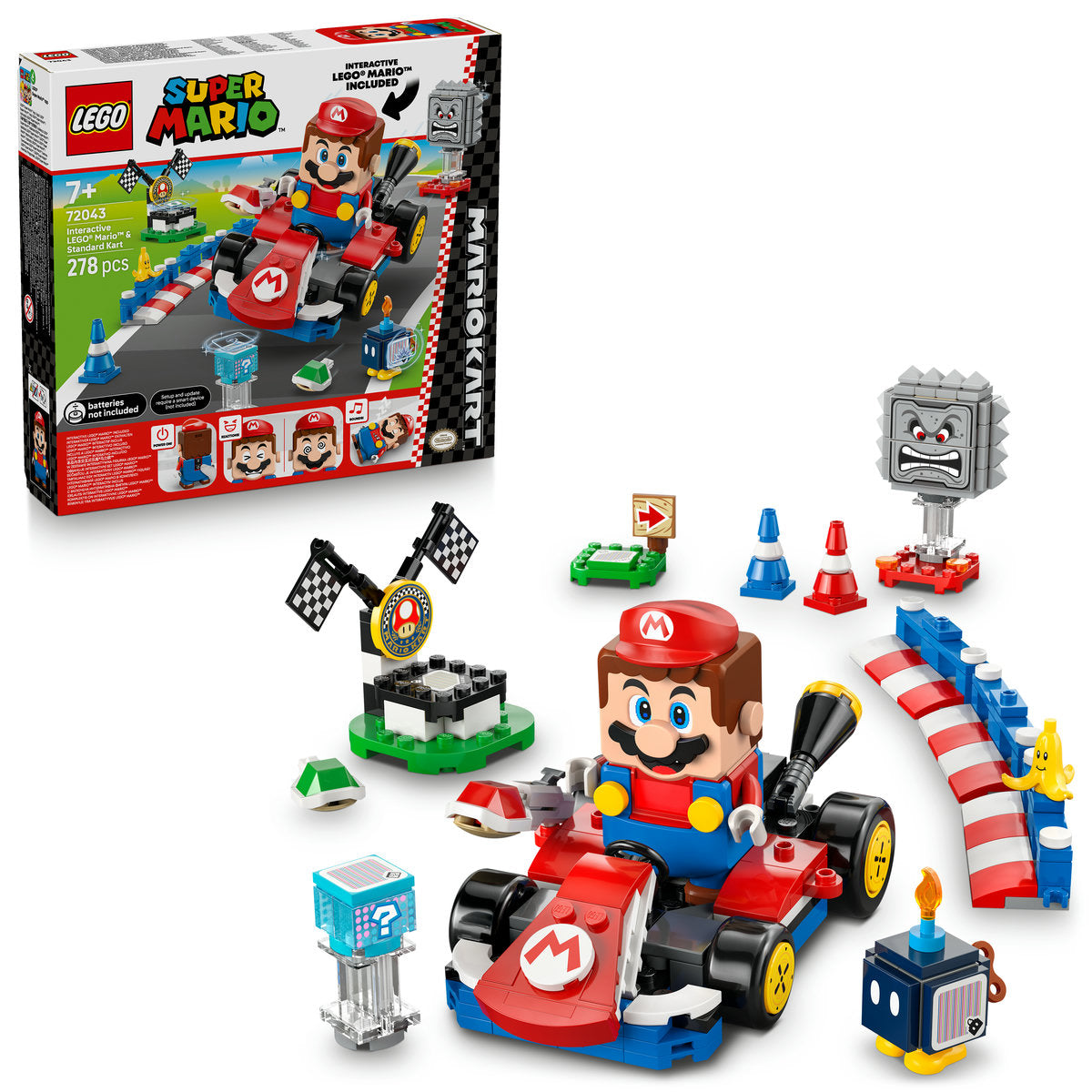 LEGO Mario Kart – Interactive Mario & Standard Kart 72043