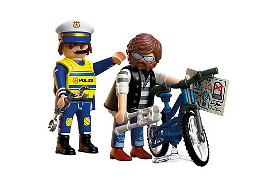 Playmobil 72076 Police Bicycle Robbery