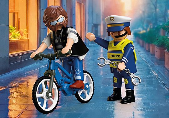 Playmobil 72076 Police Bicycle Robbery