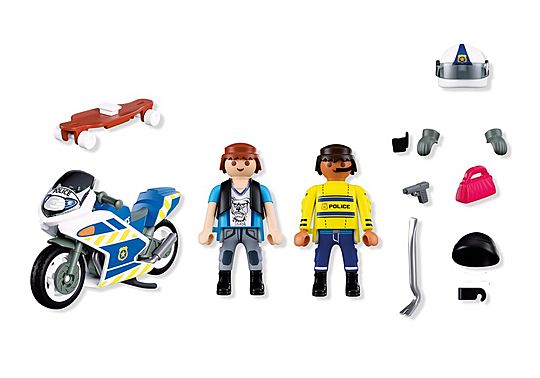 Playmobil 72079 Police Motorcycle Chase