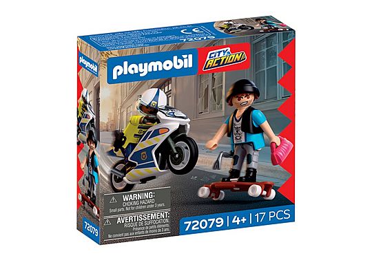 Playmobil 72079 Police Motorcycle Chase