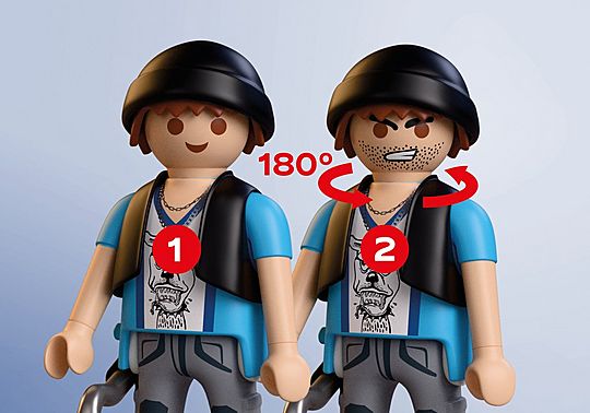 Playmobil 72079 Police Motorcycle Chase