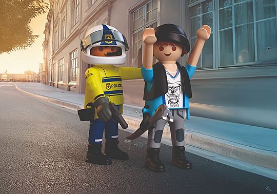 Playmobil 72079 Police Motorcycle Chase