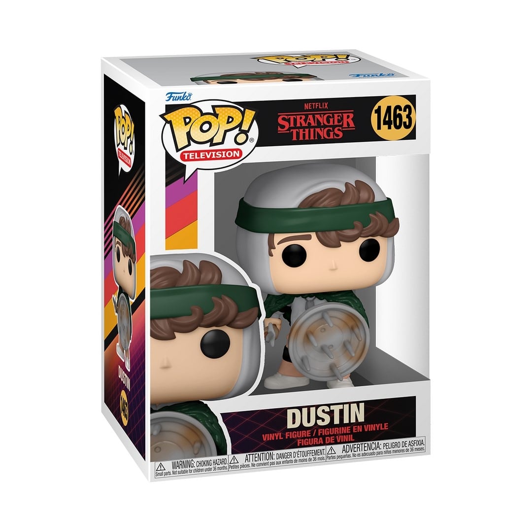 Funko POP! Television: Stranger Things - Dustin with Shield