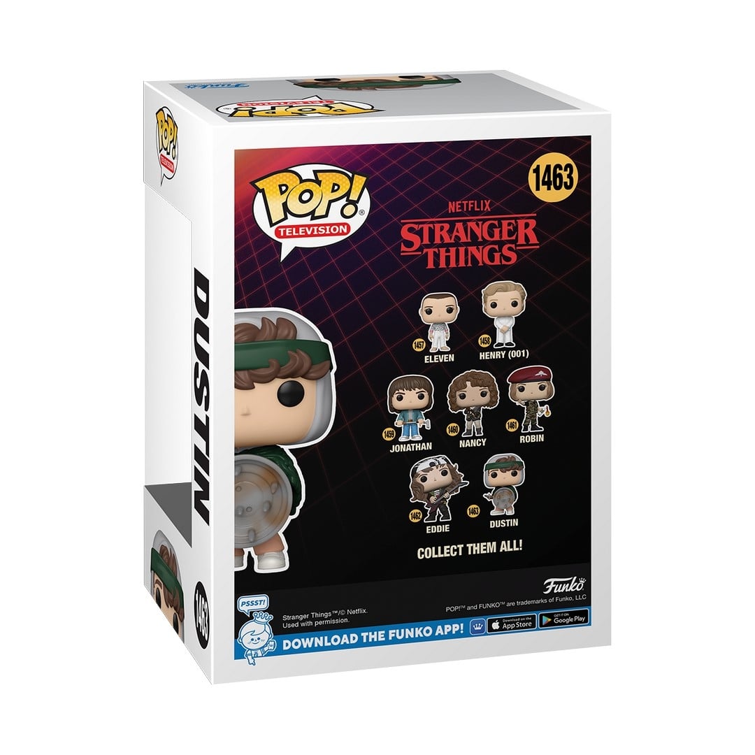 Funko POP! Television: Stranger Things - Dustin with Shield