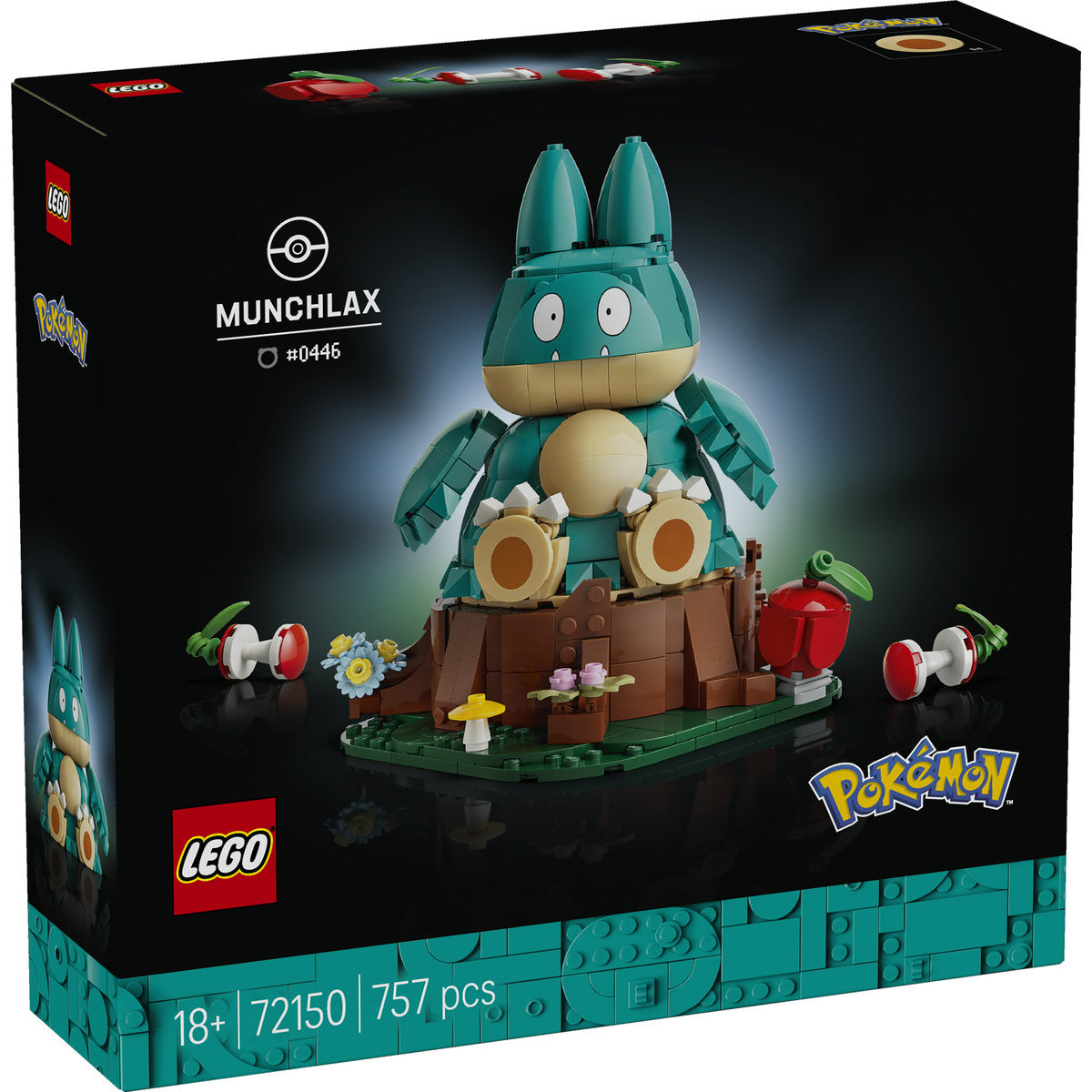 LEGO Pokémon Munchlax Figure Building Set 72150