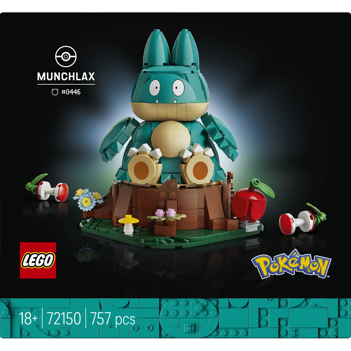 LEGO Pokémon Munchlax Figure Building Set 72150