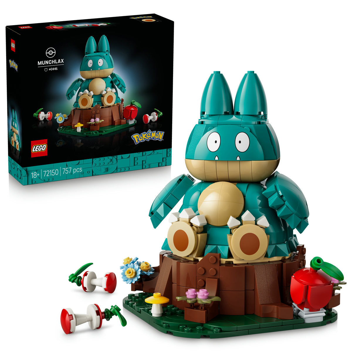 LEGO Pokémon Munchlax Figure Building Set 72150