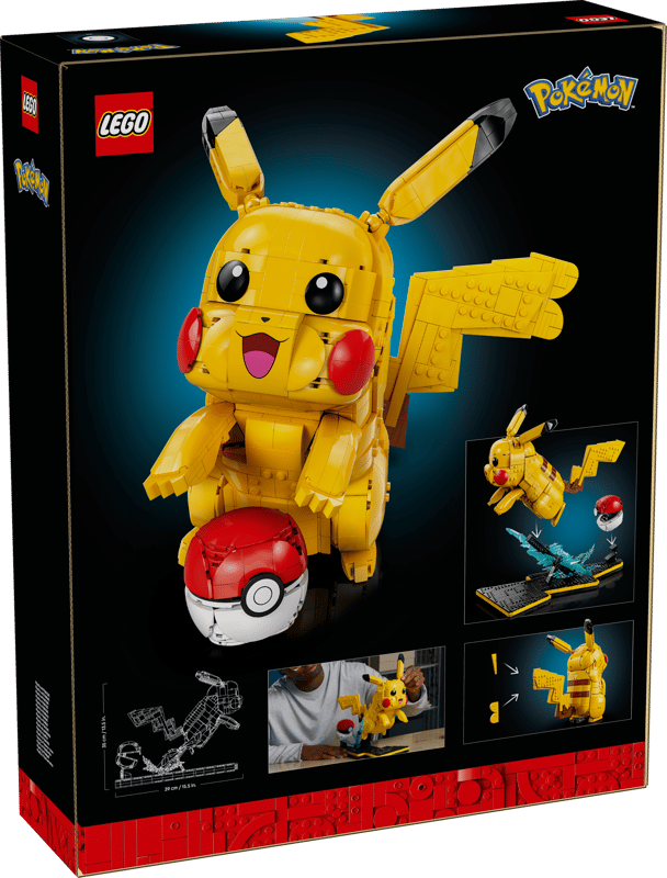 LEGO Pokémon Pikachu and Poké Ball Model Kit set 72152
