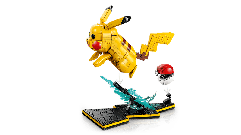 LEGO Pokémon Pikachu and Poké Ball Model Kit set 72152