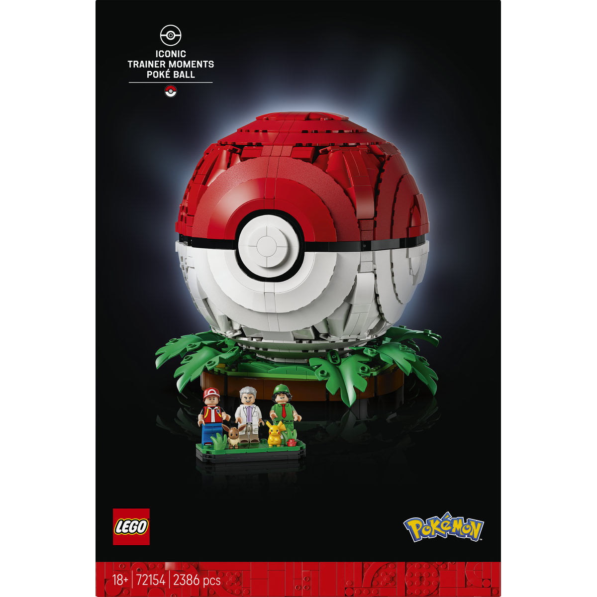 LEGO Pokémon Iconic Trainer Moments Poké Ball Building Set 72154