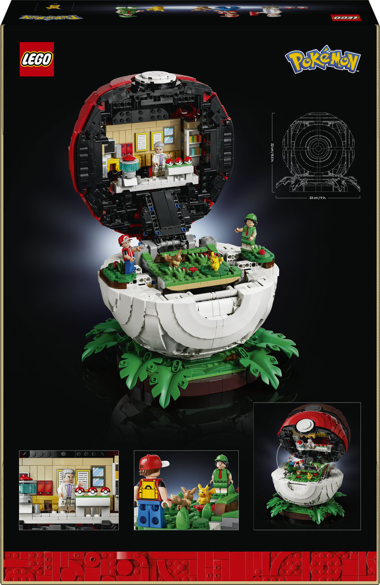 LEGO Pokémon Iconic Trainer Moments Poké Ball Building Set 72154