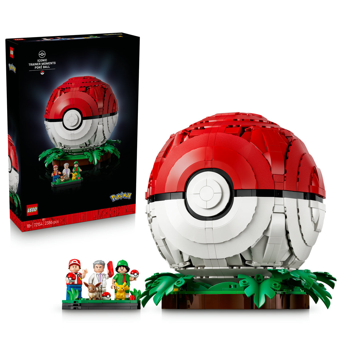 LEGO Pokémon Iconic Trainer Moments Poké Ball Building Set 72154