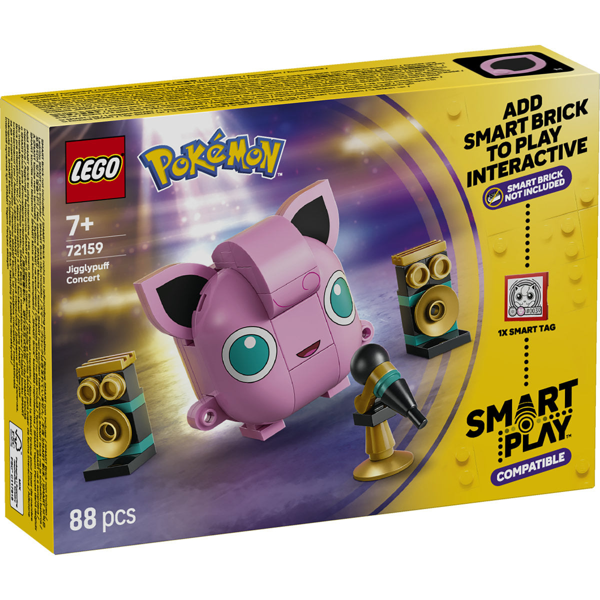 LEGO Pokémon SMART Play Jigglypuff Concert Building Set 72159