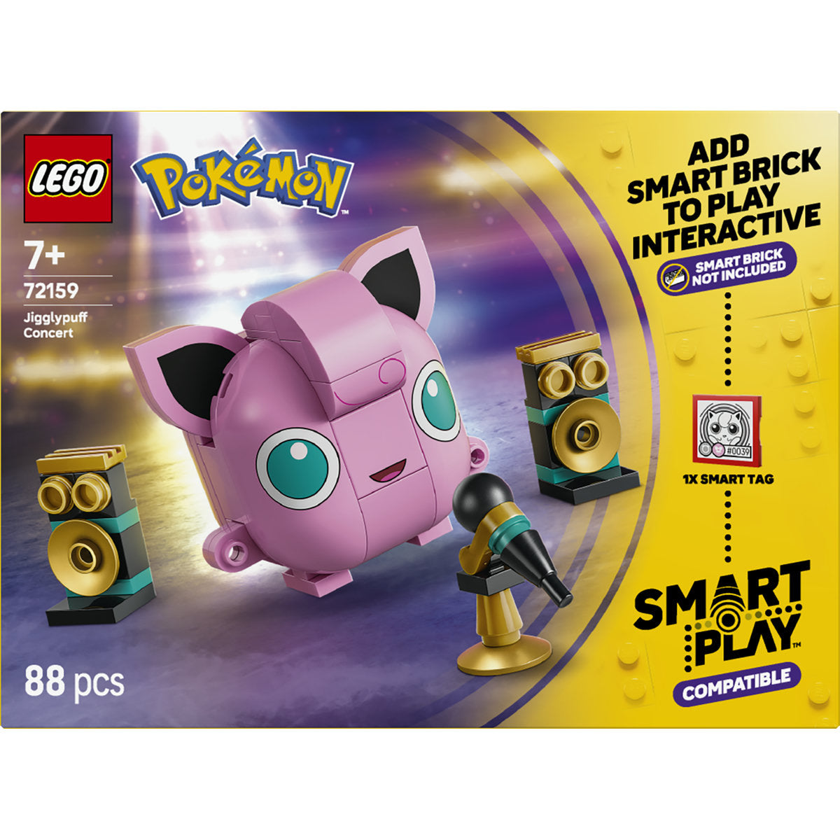 LEGO Pokémon SMART Play Jigglypuff Concert Building Set 72159