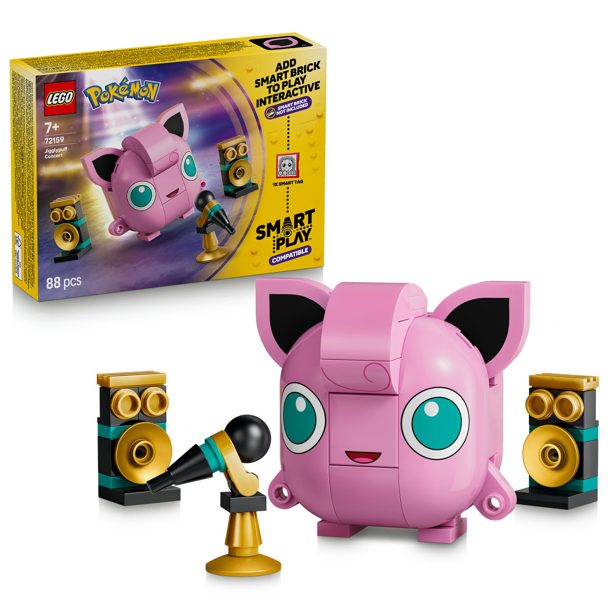 LEGO Pokémon SMART Play Jigglypuff Concert Building Set 72159