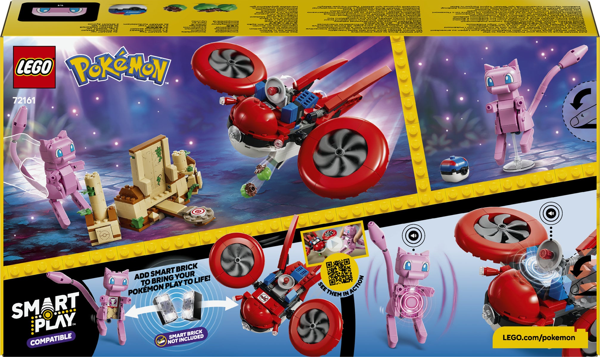 LEGO Pokémon SMART Play Drone Search for Mythical Mew Building Set 72161