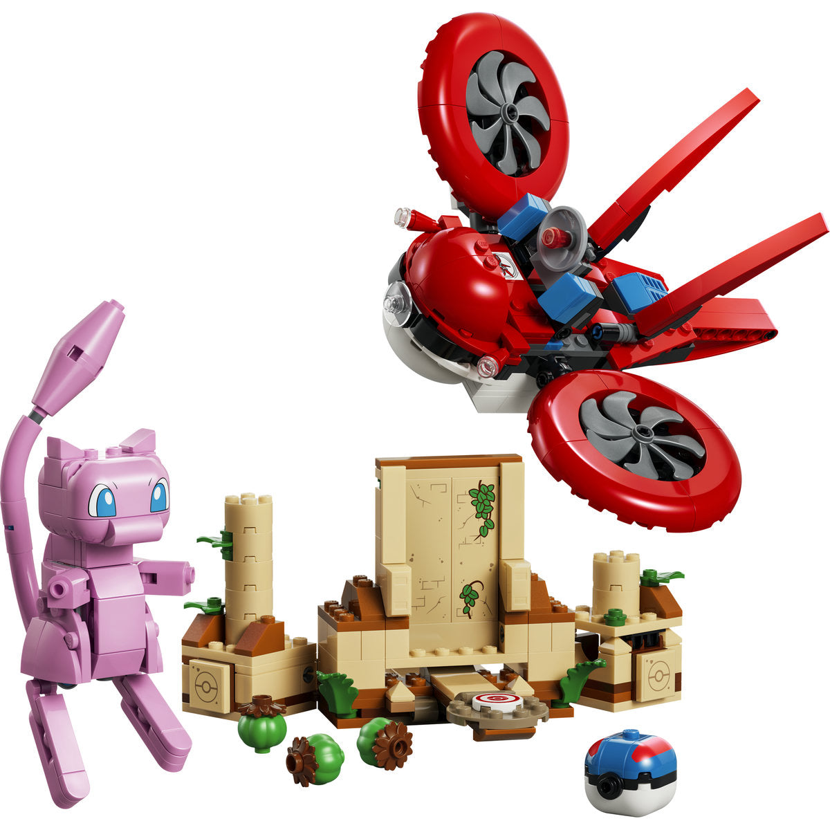 LEGO Pokémon SMART Play Drone Search for Mythical Mew Building Set 72161