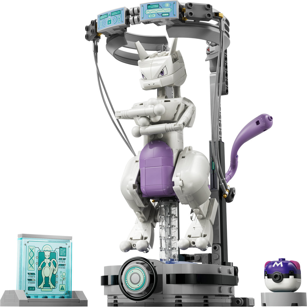 LEGO Pokémon SMART Play Mewtwo's Lab Break Building Set 72163