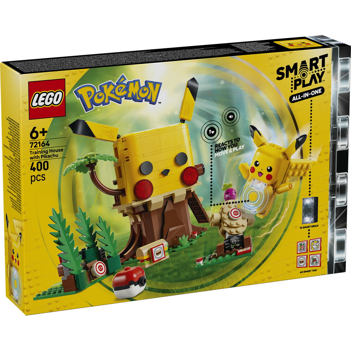 LEGO Pokémon SMART Play Training House with Pikachu Building Set 72164