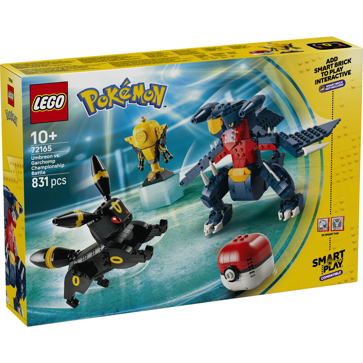 LEGO Pokémon SMART Play Umbreon vs. Garchomp Championship Battle Building Set 72165