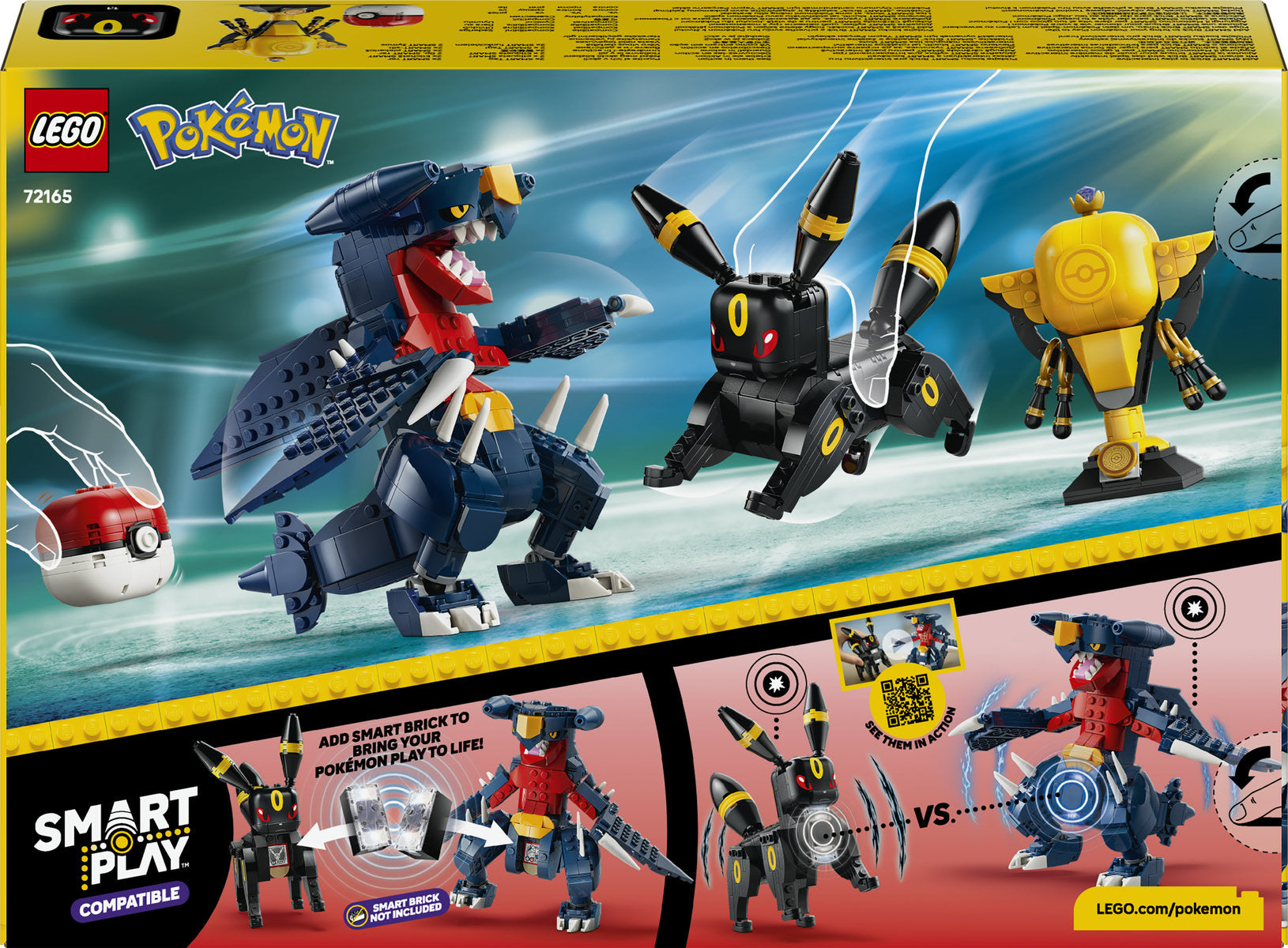 LEGO Pokémon SMART Play Umbreon vs. Garchomp Championship Battle Building Set 72165