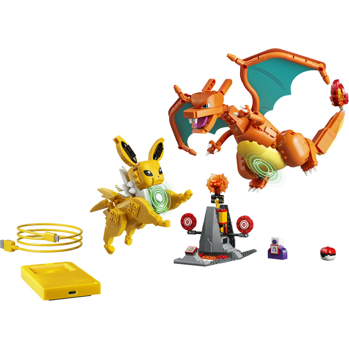 LEGO Pokémon SMART Play Charizard vs. Jolteon Ultimate Battle Building Set 72167