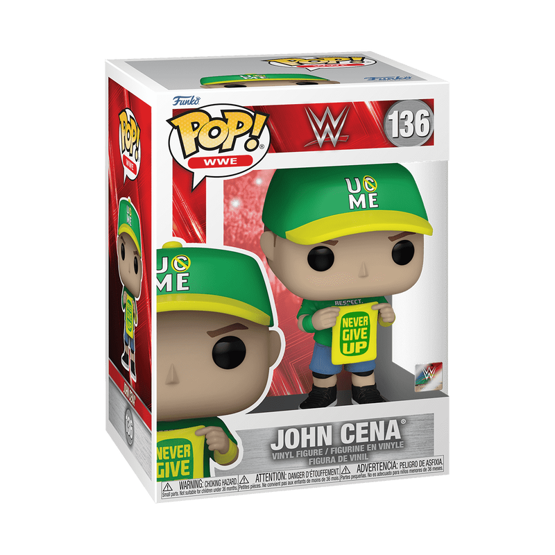 Funko POP! WWE: John Cena with Never Give Up Towel