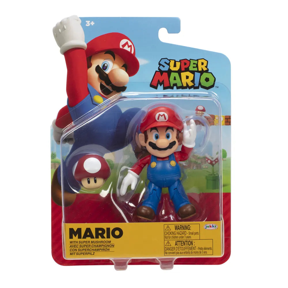 Super Mario 4" Figures Asst