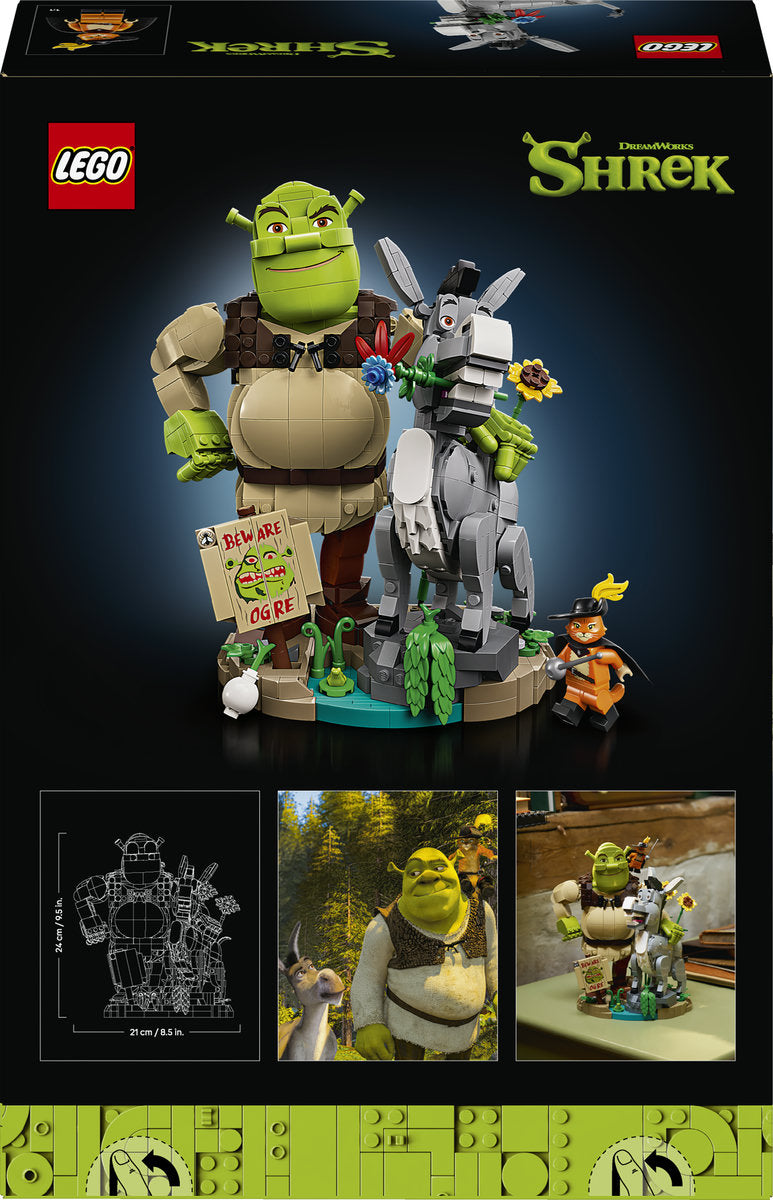 LEGO Shrek Shrek, Donkey & Puss in Boots Building Set 72423
