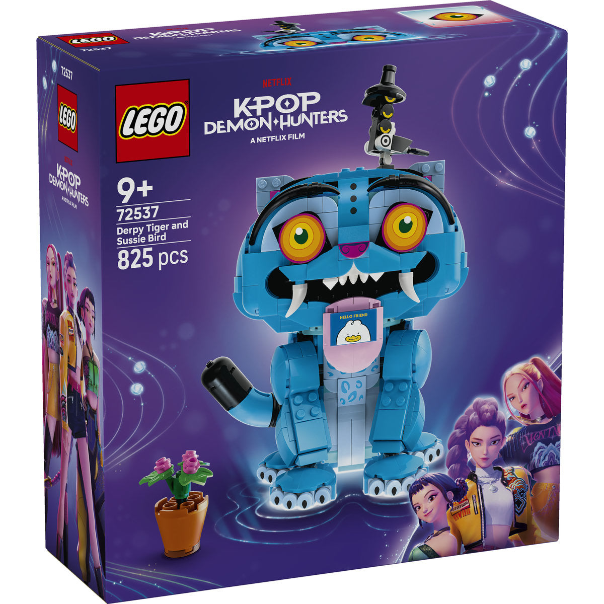 LEGO KPop Demon Hunters Derpy Tiger and Sussie Bird Building Set 72537